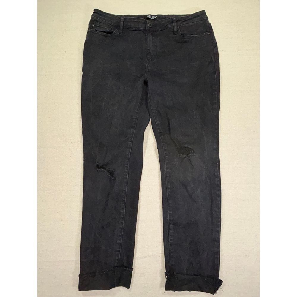 Judy Blue Women's 15/32‎ Black Stretch Denim Capris Slim Fit JB88137